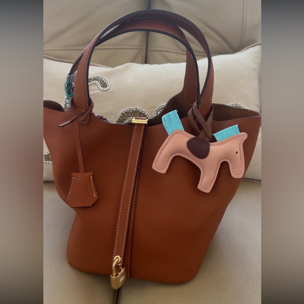 Brown Leather Tote Bag